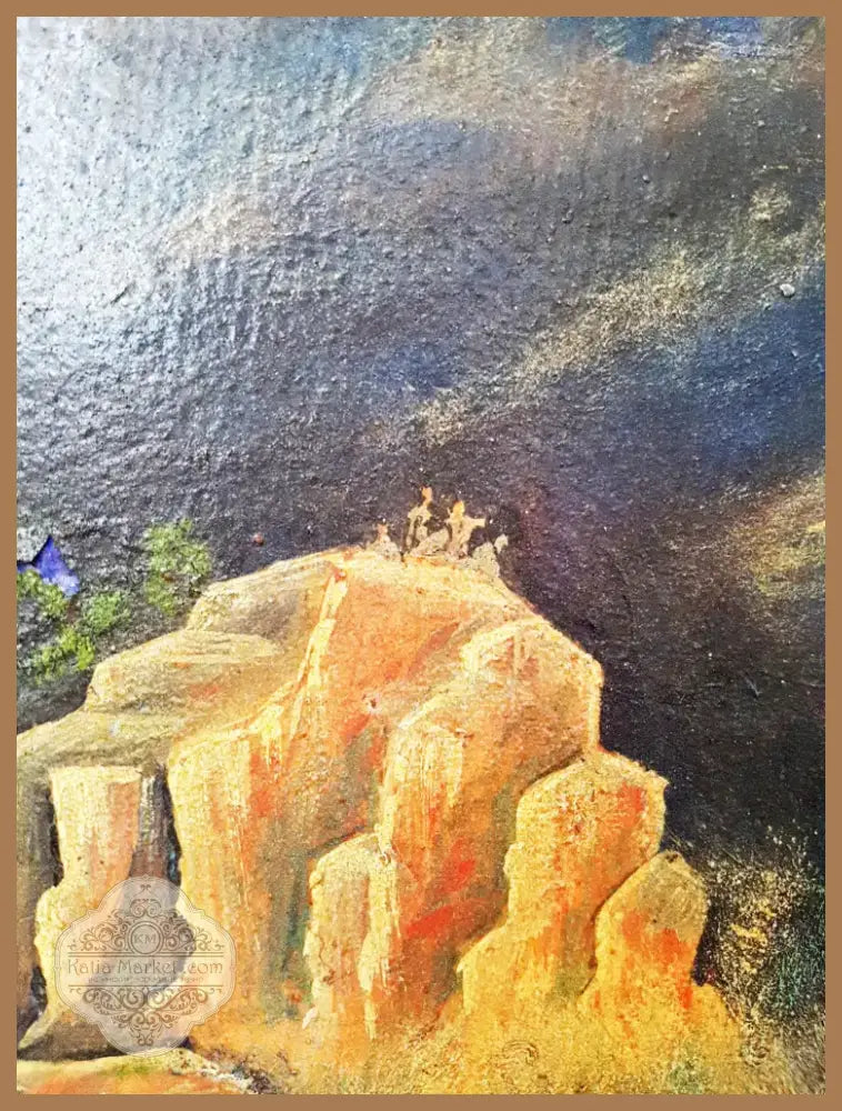 ’Юшкан’- масло от Г. Пенчовски- 1965 година (1123) - Картина