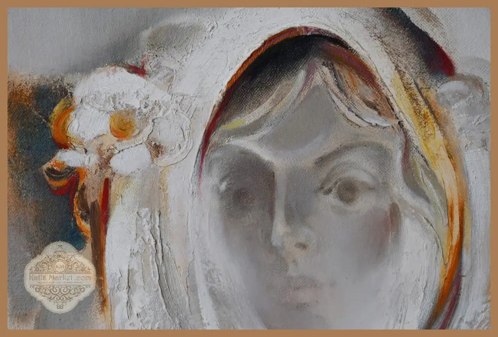 Васил Карадимов (1937-2022) ’Мечтание’ - масло върху лен подписана - antique