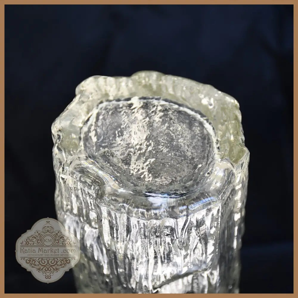 Ваза Avena №3429 - Tapio Wirkkala / Iittala Финландия - Стъклен предмет