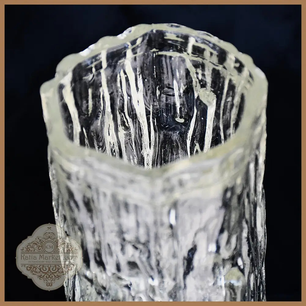 Ваза Avena №3429 - Tapio Wirkkala / Iittala Финландия - Стъклен предмет