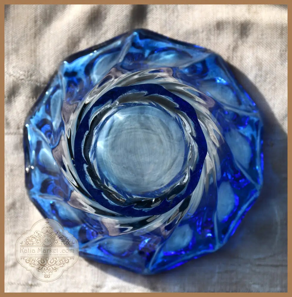 Ваза ’Vatel’ bleu на Рене Делвен - antique