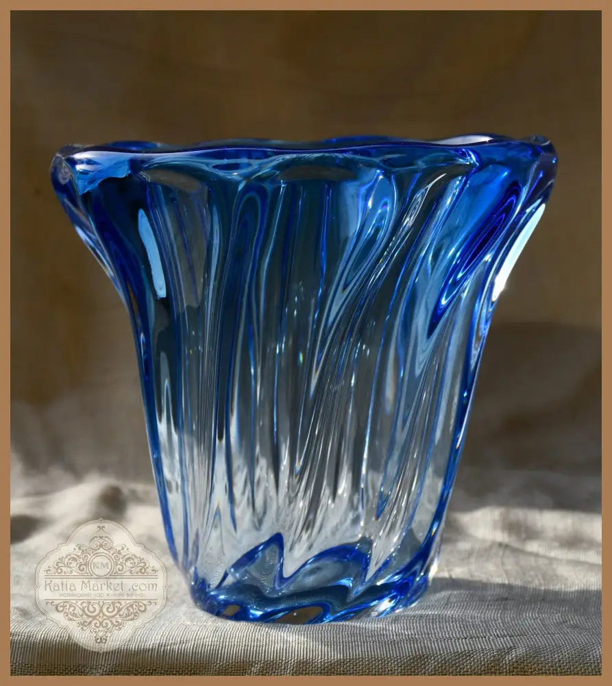 Ваза ’Vatel’ bleu на Рене Делвен - antique