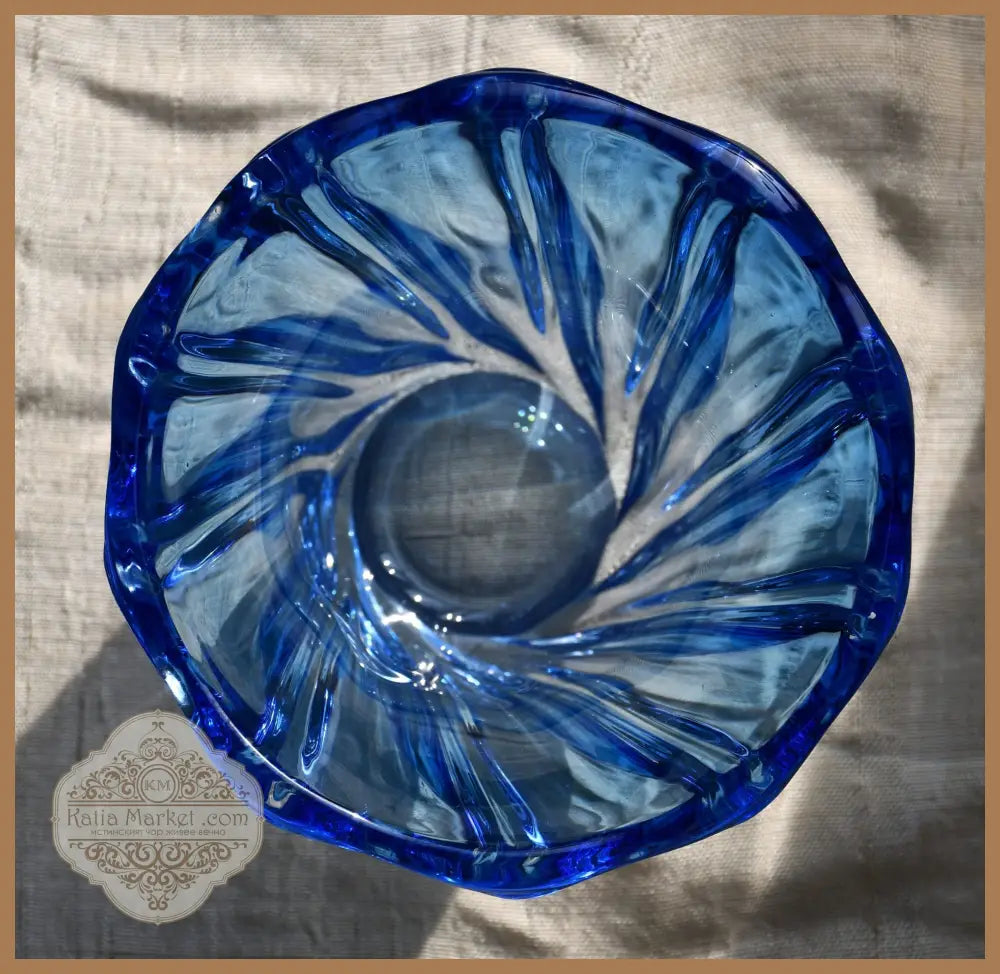 Ваза ’Vatel’ bleu на Рене Делвен - antique