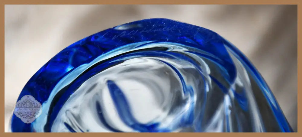 Ваза ’Vatel’ bleu на Рене Делвен - antique
