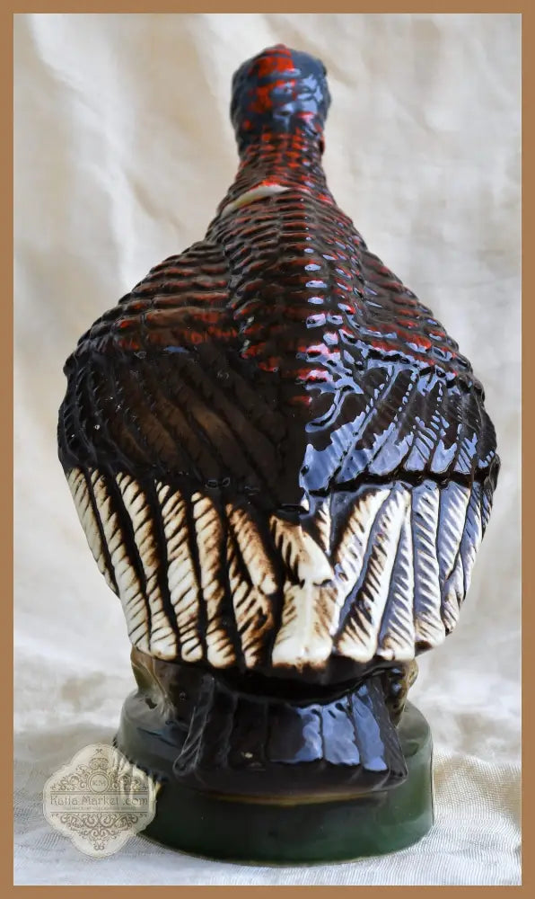 VINTAGE AUSTIN NICHOLS WILD TURKEY Decanter Bottle 185 Limited Edition #7 - antique