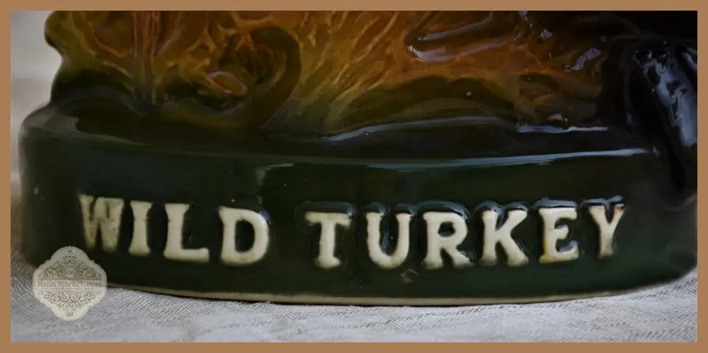 VINTAGE AUSTIN NICHOLS WILD TURKEY Decanter Bottle 185 Limited Edition #7 - antique