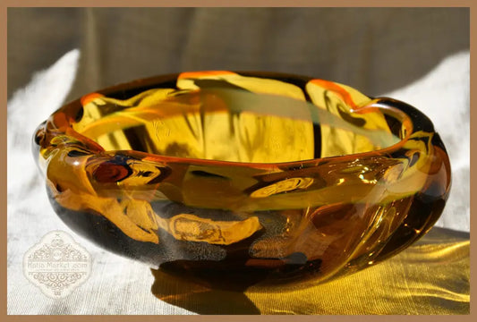 Винтидж art-glass пепелник/centrepiece от 1960-те - antique