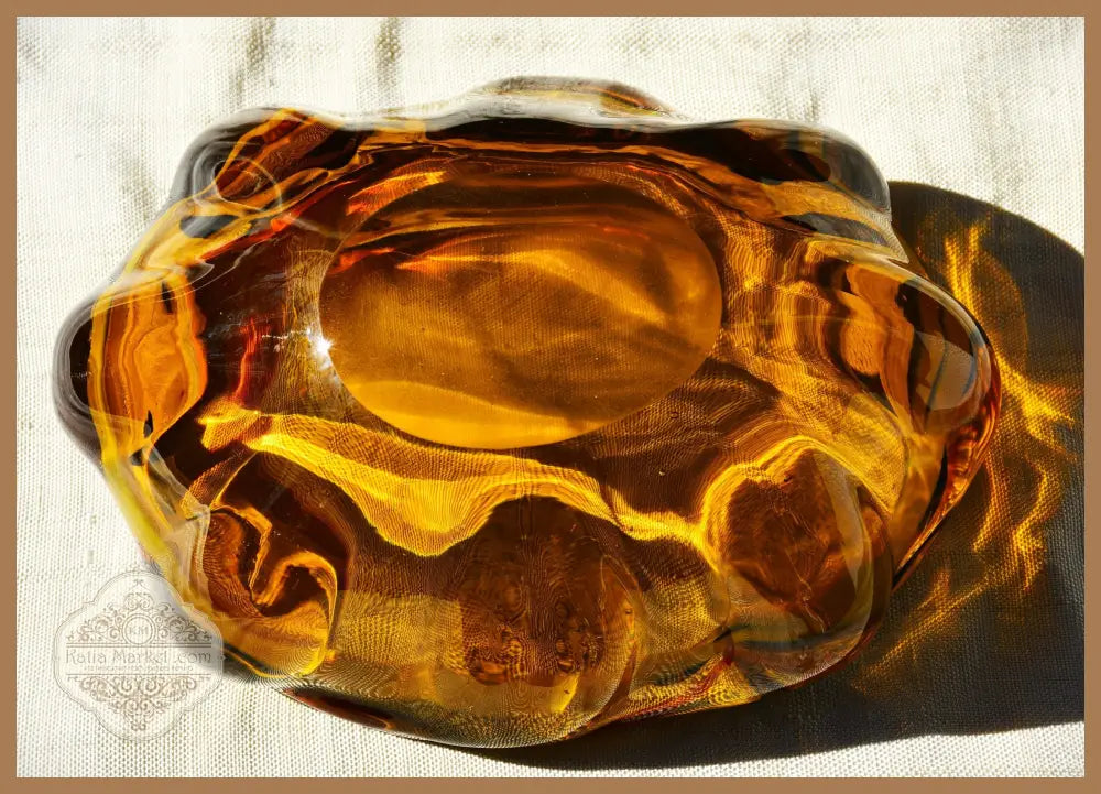 Винтидж art-glass пепелник/centrepiece от 1960-те - antique