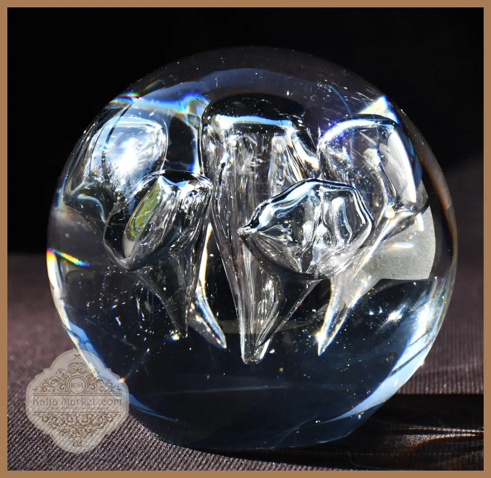 Винтидж art-glass преспапие - antique