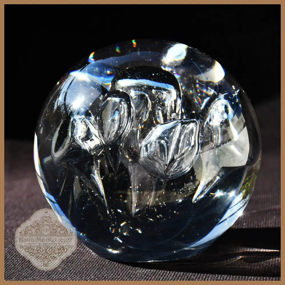 Винтидж art-glass преспапие - antique