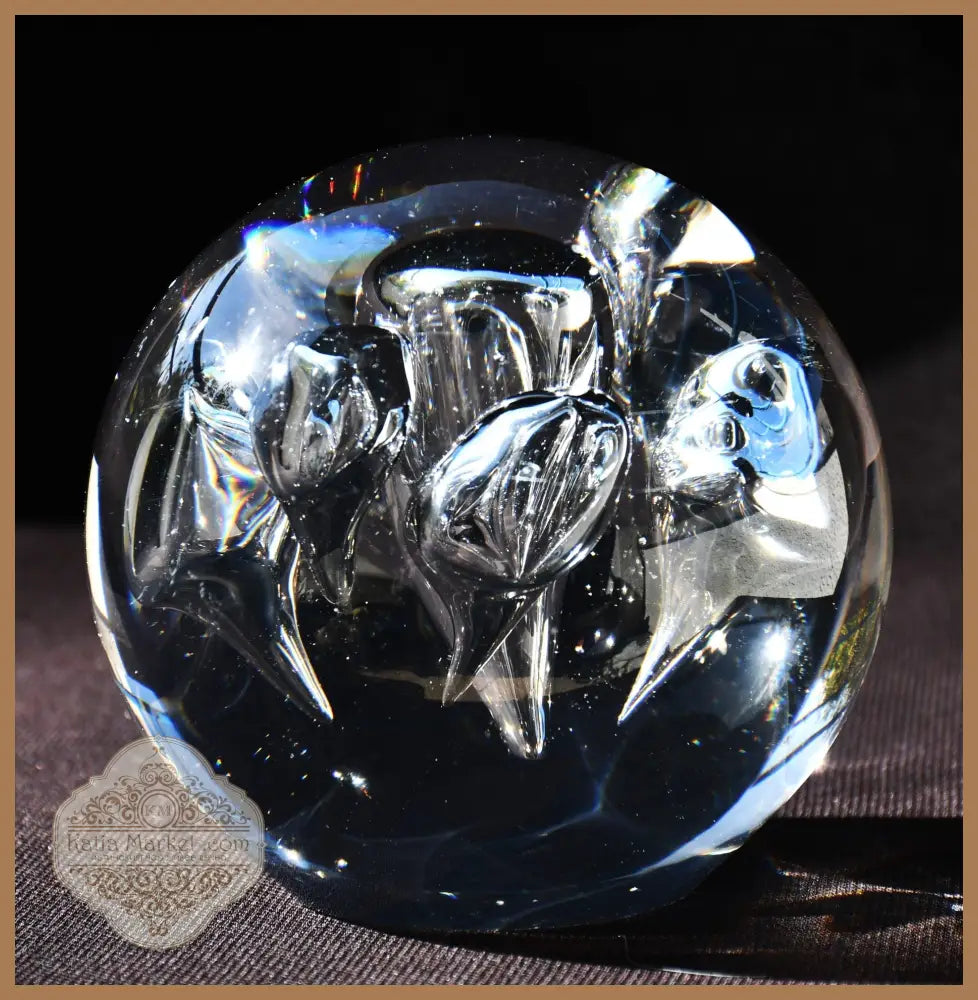 Винтидж art-glass преспапие - antique