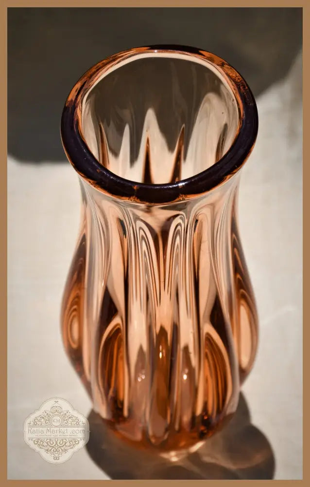 Винтидж Art Glass ваза - antique