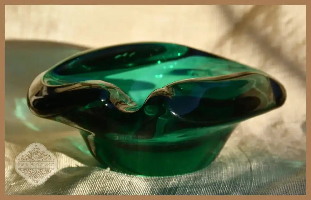 Винтидж пепелник - art glass (104421)