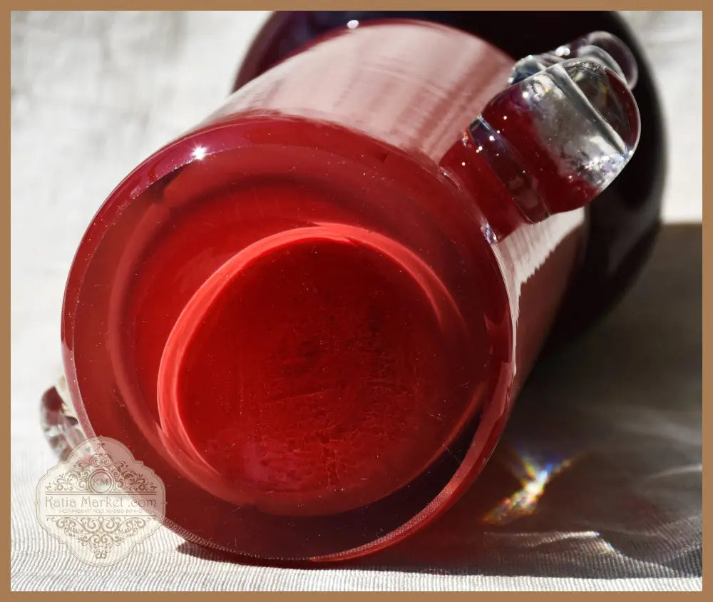 Винтидж полска art-glass ваза - antique