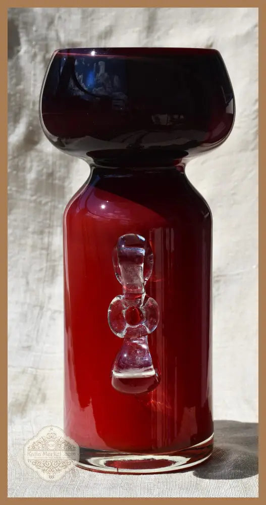 Винтидж полска art-glass ваза - antique