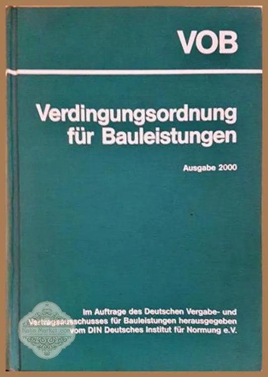 VOB Verdingungsordnung für Bauleistungen - корица