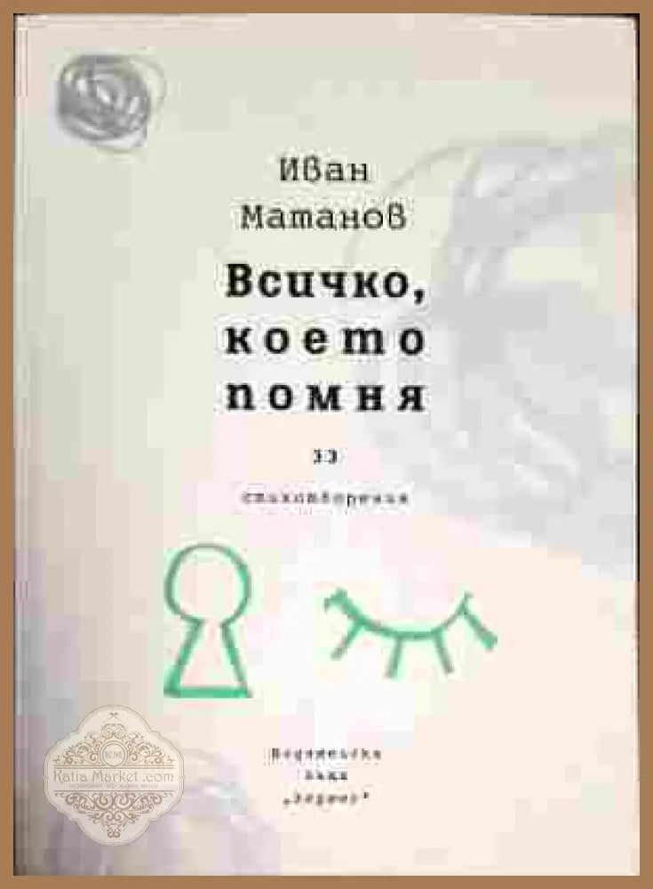 Всичко което помня - Иван Матанов - Книги