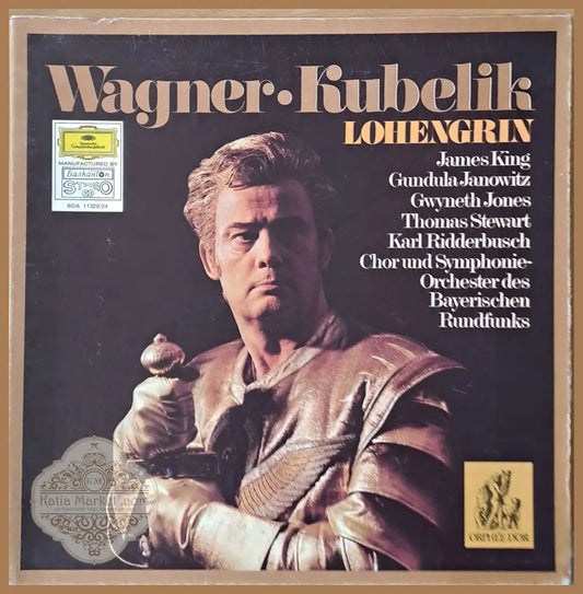 Wagner: Lohengrin. Dirigent Rafael Kubelik петорен албум - antique