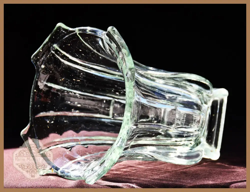 Walther Glass - модел ’ Sigrid ’ - Vintage ваза в стил Art Deco - antique