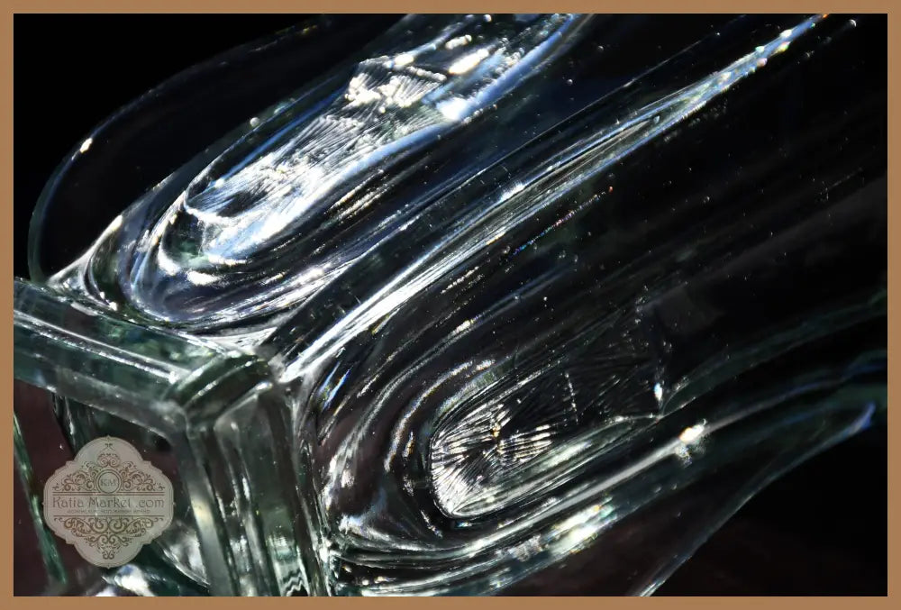 Walther Glass - модел ’ Sigrid ’ - Vintage ваза в стил Art Deco - antique