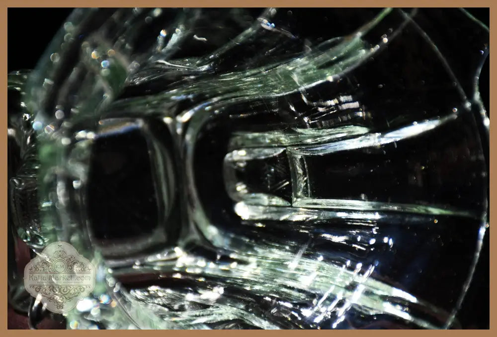 Walther Glass - модел ’ Sigrid ’ - Vintage ваза в стил Art Deco - antique