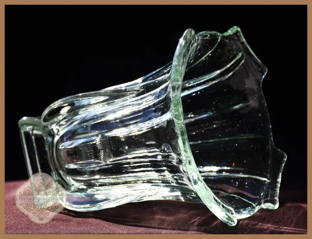 Walther Glass - модел ’ Sigrid ’ - Vintage ваза в стил Art Deco - antique
