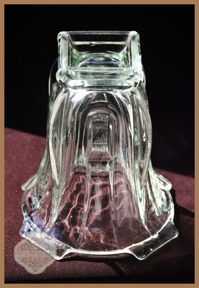 Walther Glass - модел ’ Sigrid ’ - Vintage ваза в стил Art Deco - antique