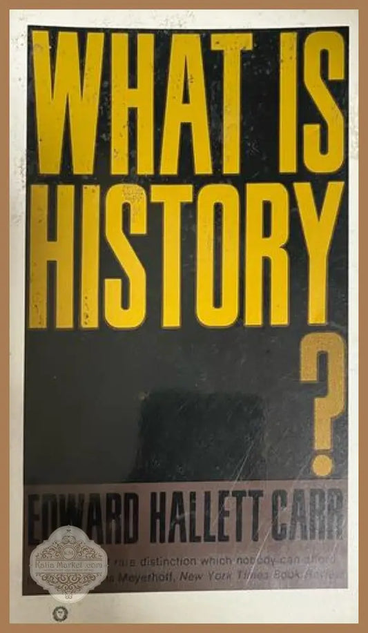 Корица на What Is History