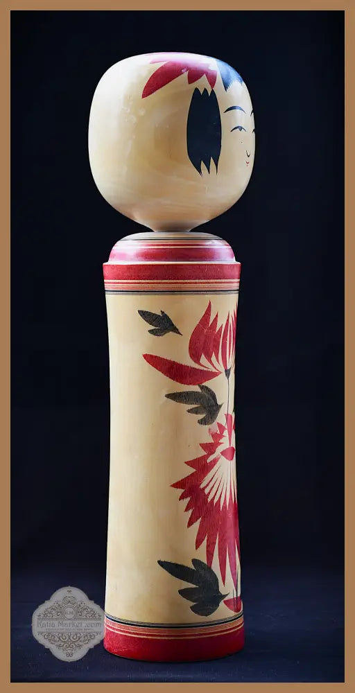 XXL кукла Кокеши Narugo-Kei - Takahashi Takeo (1916-2005) Япония 1970-те - Кукла