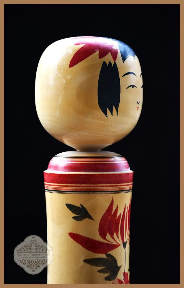 XXL кукла Кокеши Narugo-Kei - Takahashi Takeo (1916-2005) Япония 1970-те - Кукла