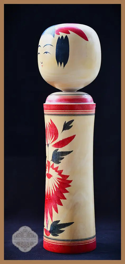 XXL кукла Кокеши Narugo-Kei - Takahashi Takeo (1916-2005) Япония 1970-те - Кукла