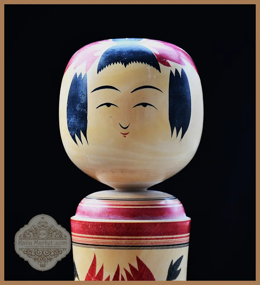 XXL кукла Кокеши Narugo-Kei - Takahashi Takeo (1916-2005) Япония 1970-те - Кукла