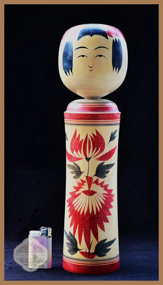 XXL кукла Кокеши Narugo-Kei - Takahashi Takeo (1916-2005) Япония 1970-те - Кукла