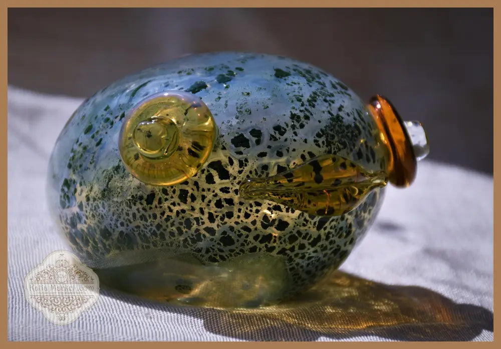 Жаба - art glass - antique