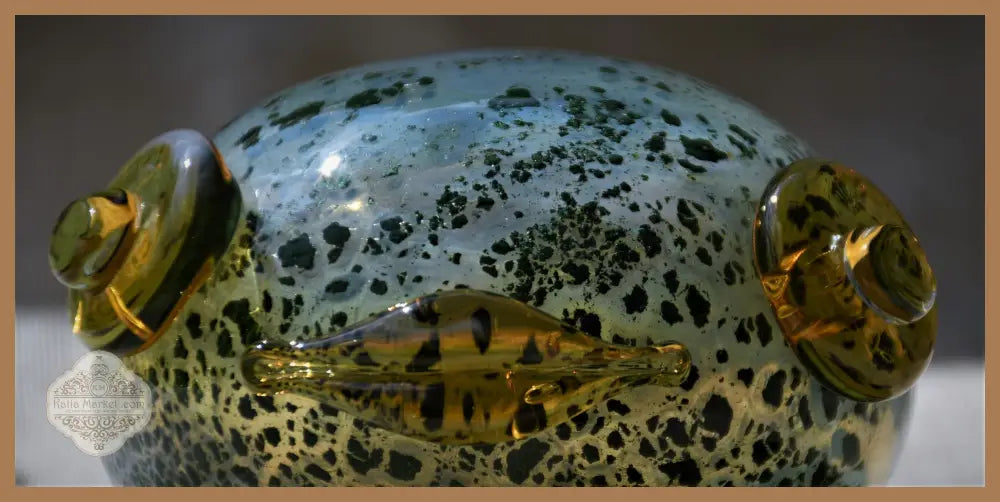Жаба - art glass - antique