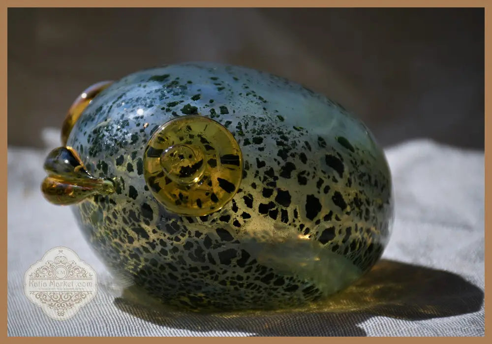 Жаба - art glass - antique