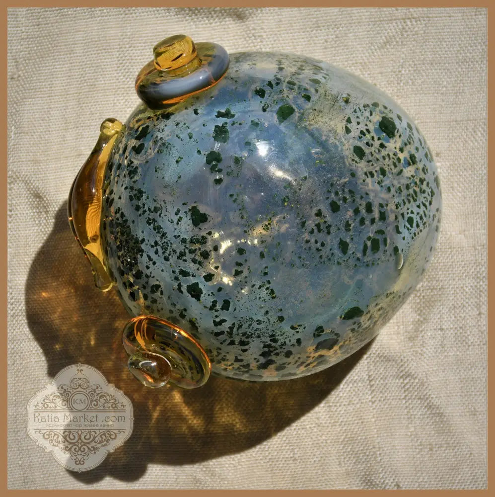 Жаба - art glass - antique