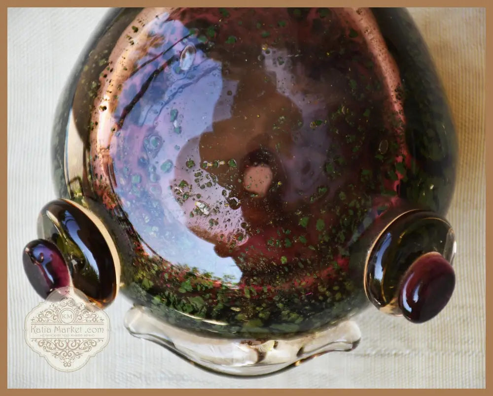 Жаба - арт-стъкло в стила на Murano - antique